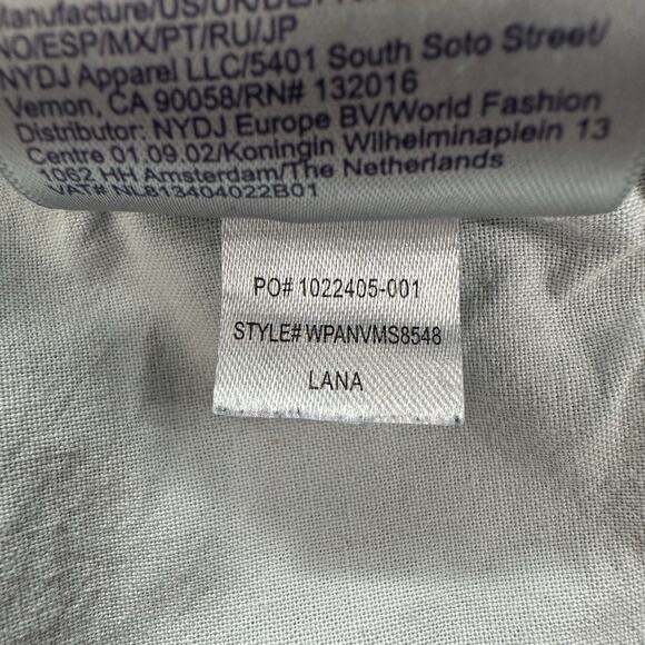 NYDJ Marilyn Straight Jeans Plus Size 18WP Dark Blue Lift Tuck Technology Denim - Picture 9 of 9